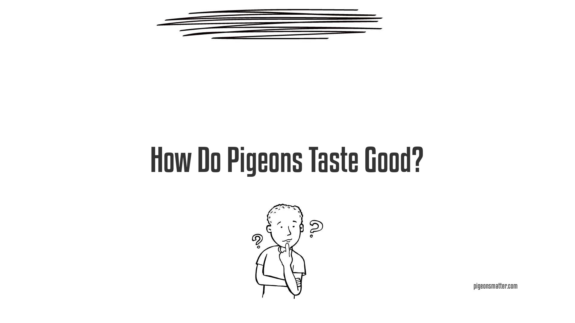 How Do Pigeons Taste Good?